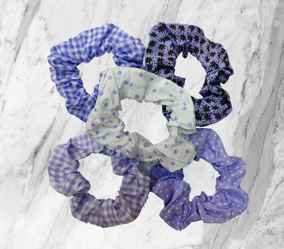Petite Scrunchies - Various - Purple