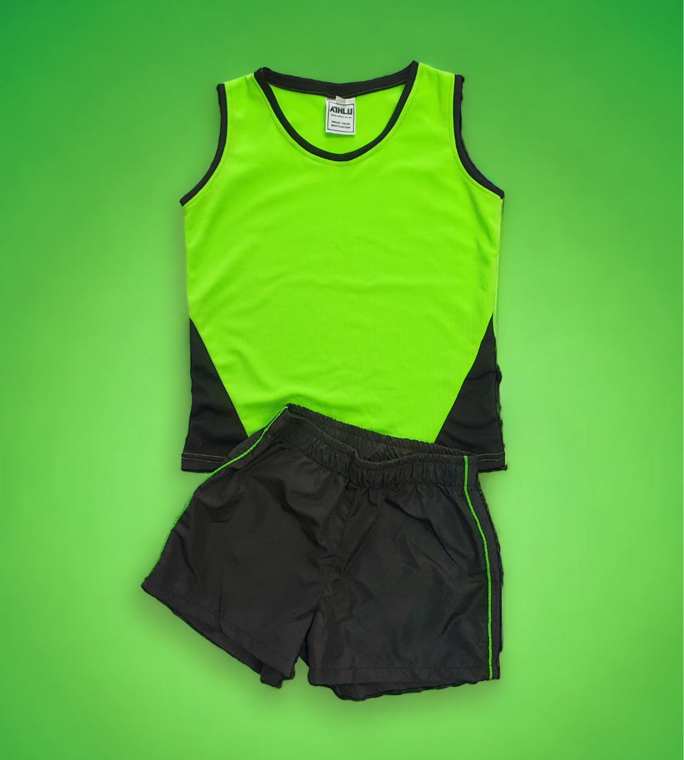 ATHLU Vest and Short Set - Plain