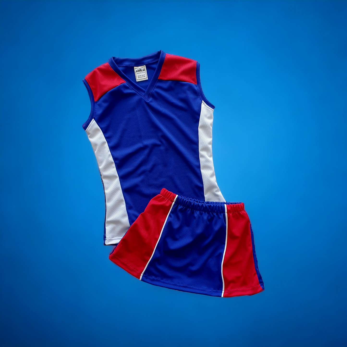 ATHLU Sports Top & Skirt Set - Plain