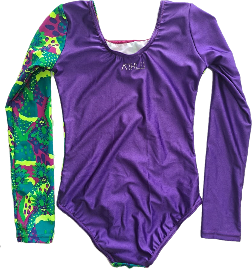 ATHLU Girls Long Sleeve Leotards - CrazyNeons