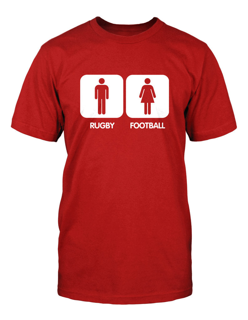 Printed T-Shirt with Quote - Rugby