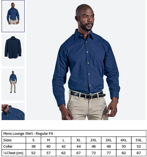 Pioneer Check Lounge Long Sleeve Mens