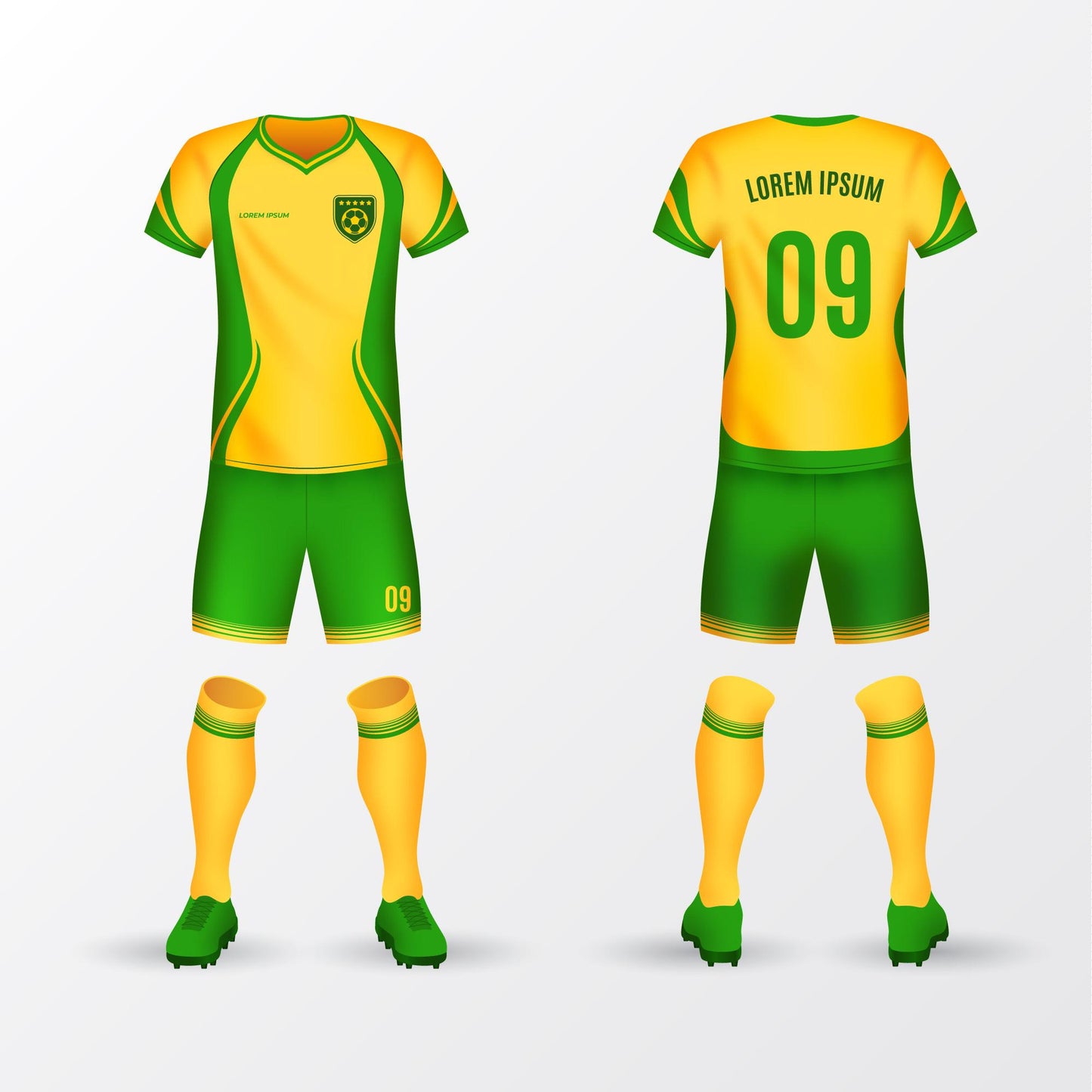 ATHLU Soccer Player Shirt & Short Set - Sublimated
