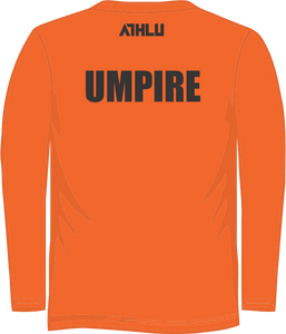 ATHLU Hockey Umpire Long Sleeve T-Shirt - Orange