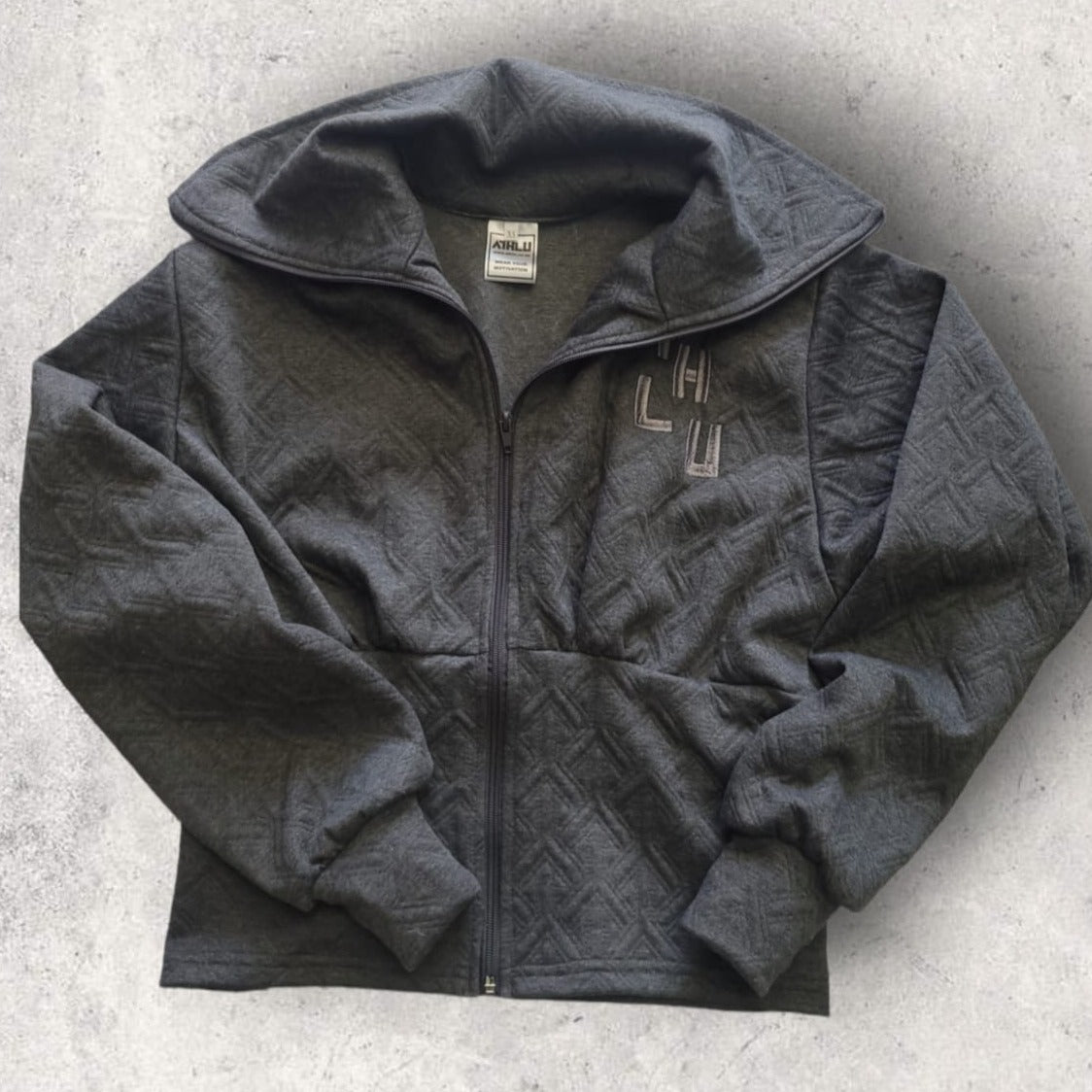 Athlu Ladies Collar Jacket - Grey
