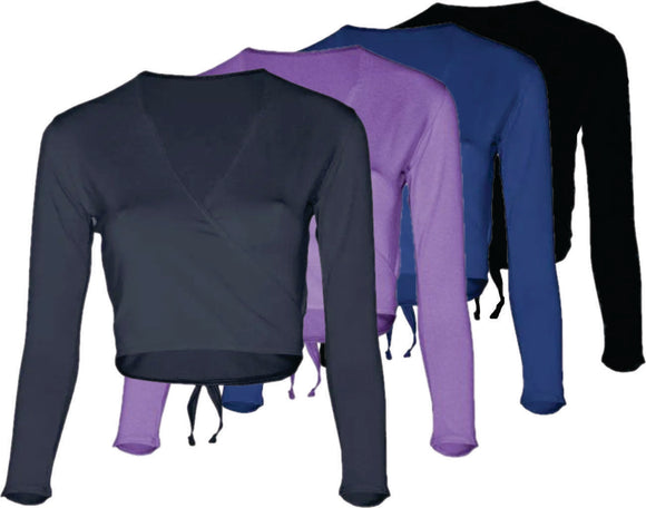 Ballet Crossover Top - Cotton Lycra - Various Colors