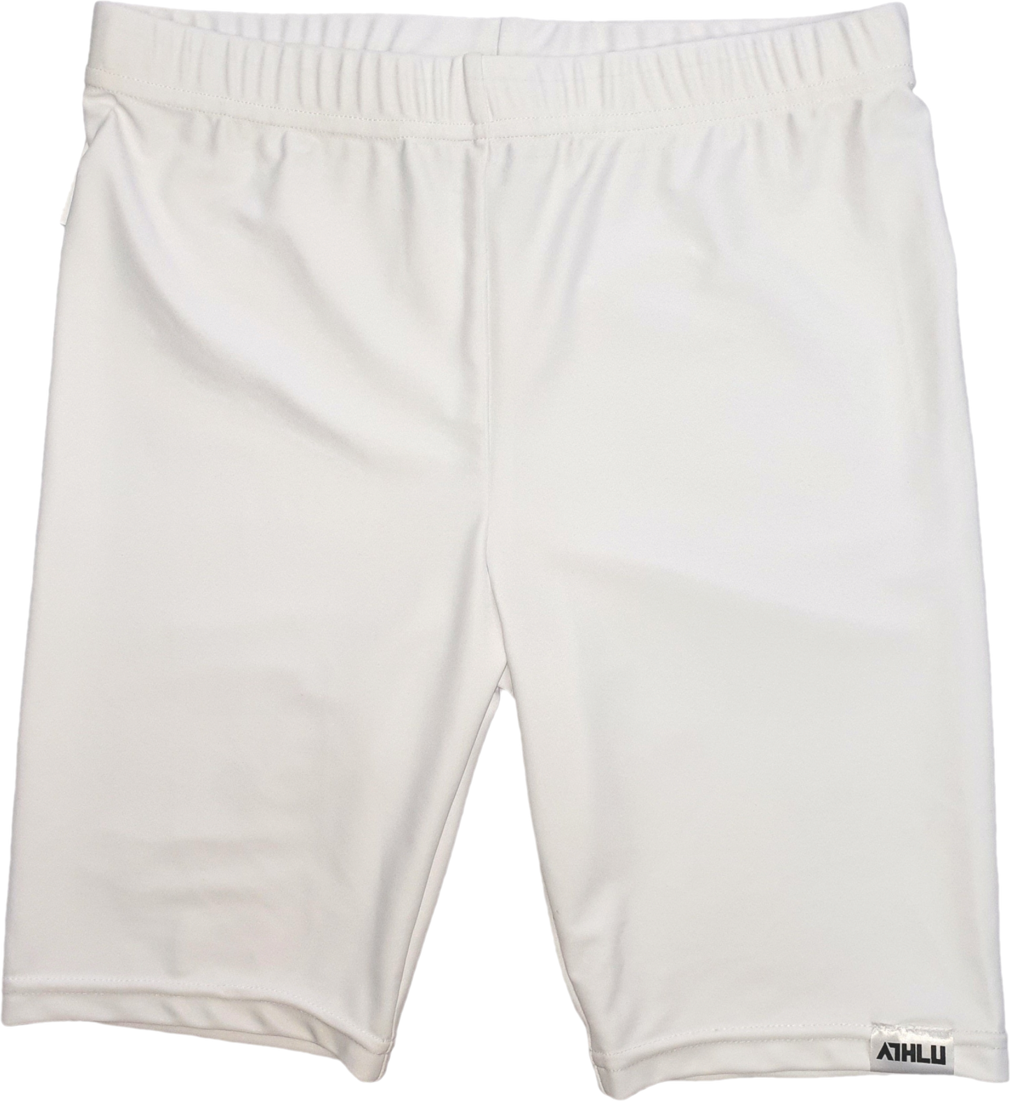 Ski-Pants - Mid Thigh - Elastic Waist - White