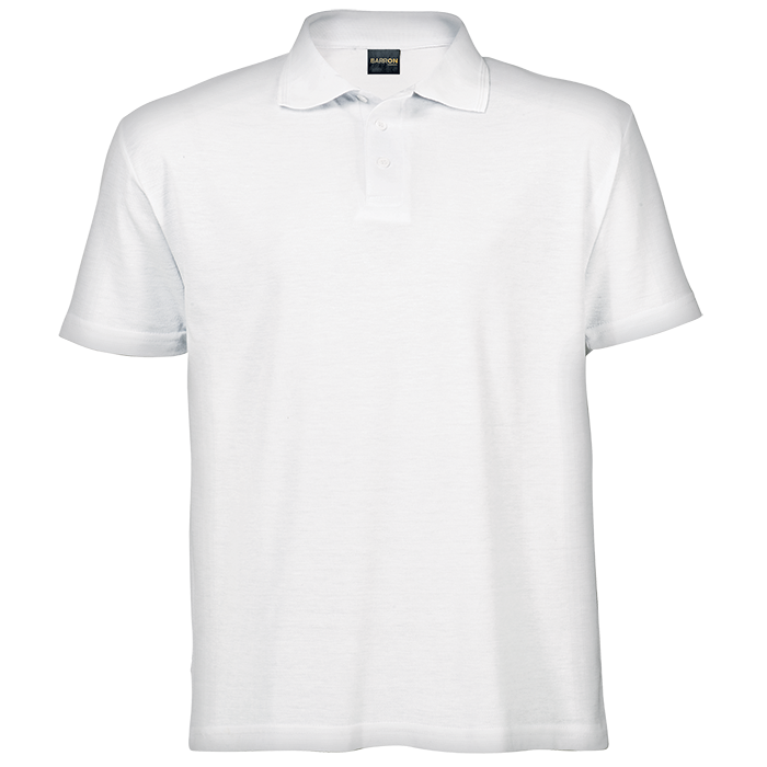 Barron Pique Knit Golfer - White