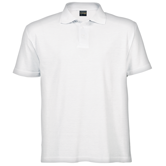 Barron Pique Knit Golfer - White