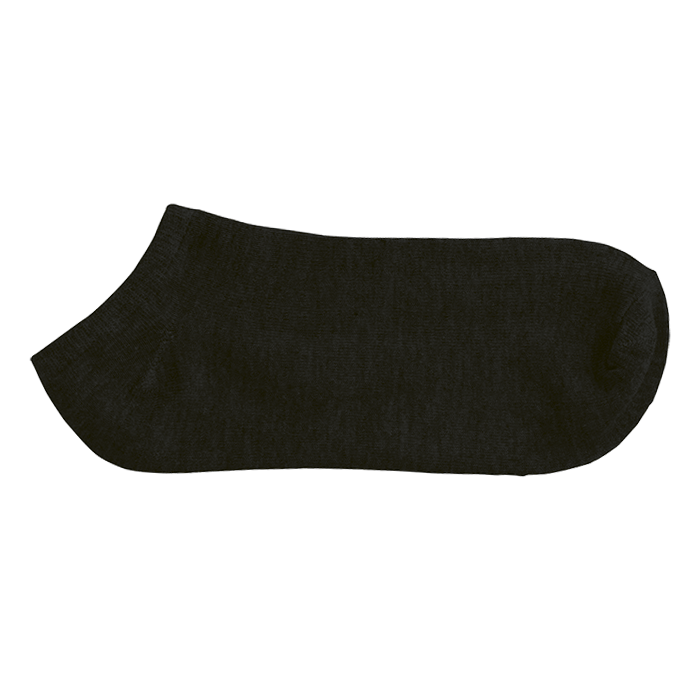 3 Pack Trainer Liner Socks - Black