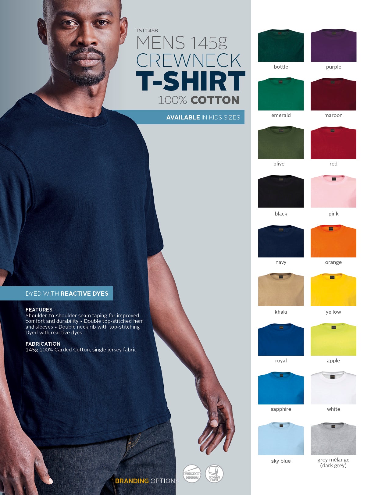 Barron Crew Neck T-Shirt - Unisex