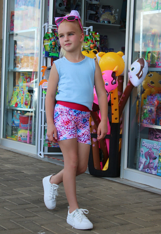 ATHLU Girls Short Tights - #Print