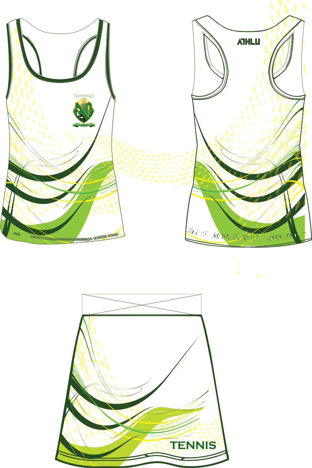 Salomon Senekal Top & Skirt Set - Fully Sublimated (not sold separately)