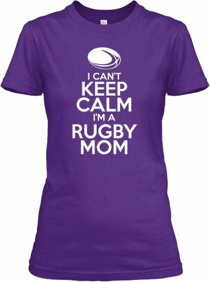 Printed T-Shirt with Quote - Rugby