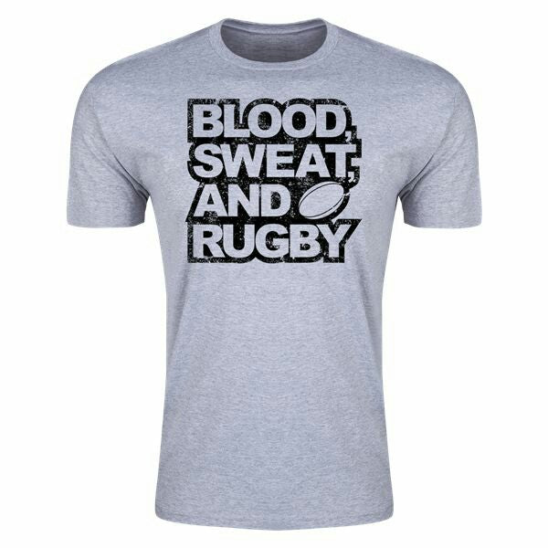 Printed T-Shirt with Quote - Rugby
