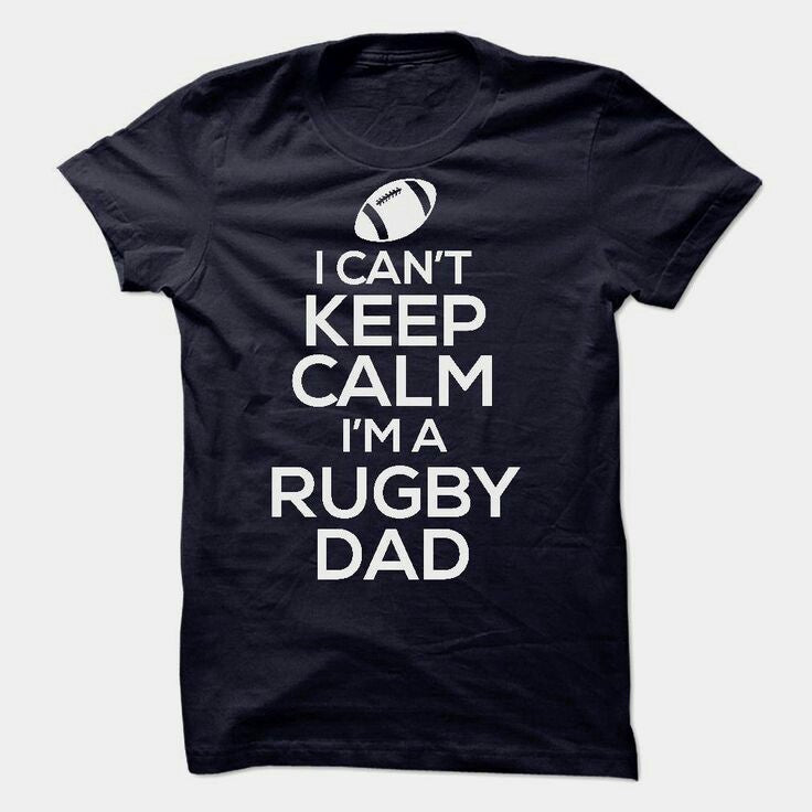 Printed T-Shirt with Quote - Rugby