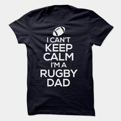 Printed T-Shirt with Quote - Rugby