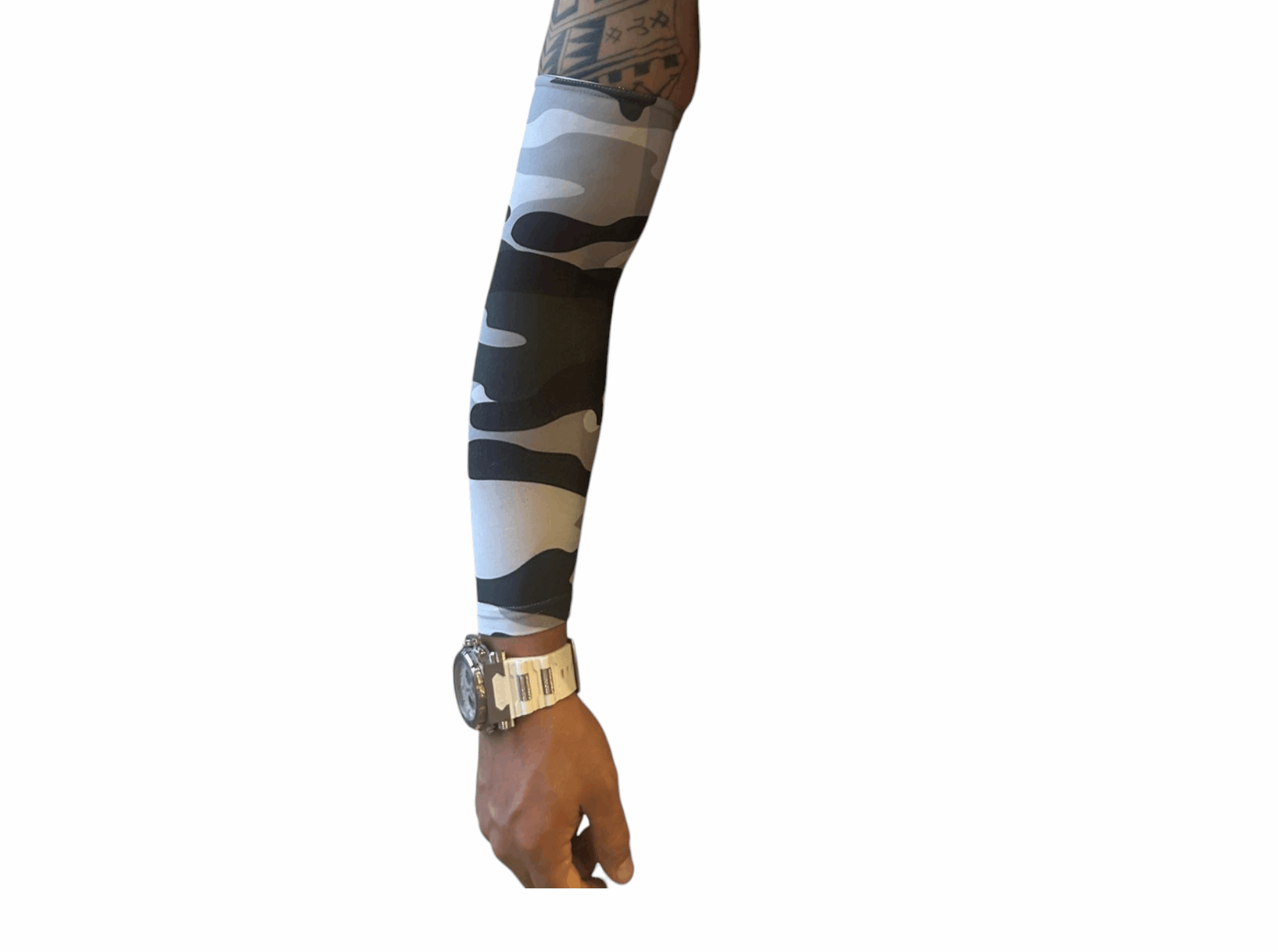 ATHLU Cooling Arm Sleeves - Black&WhiteCamo
