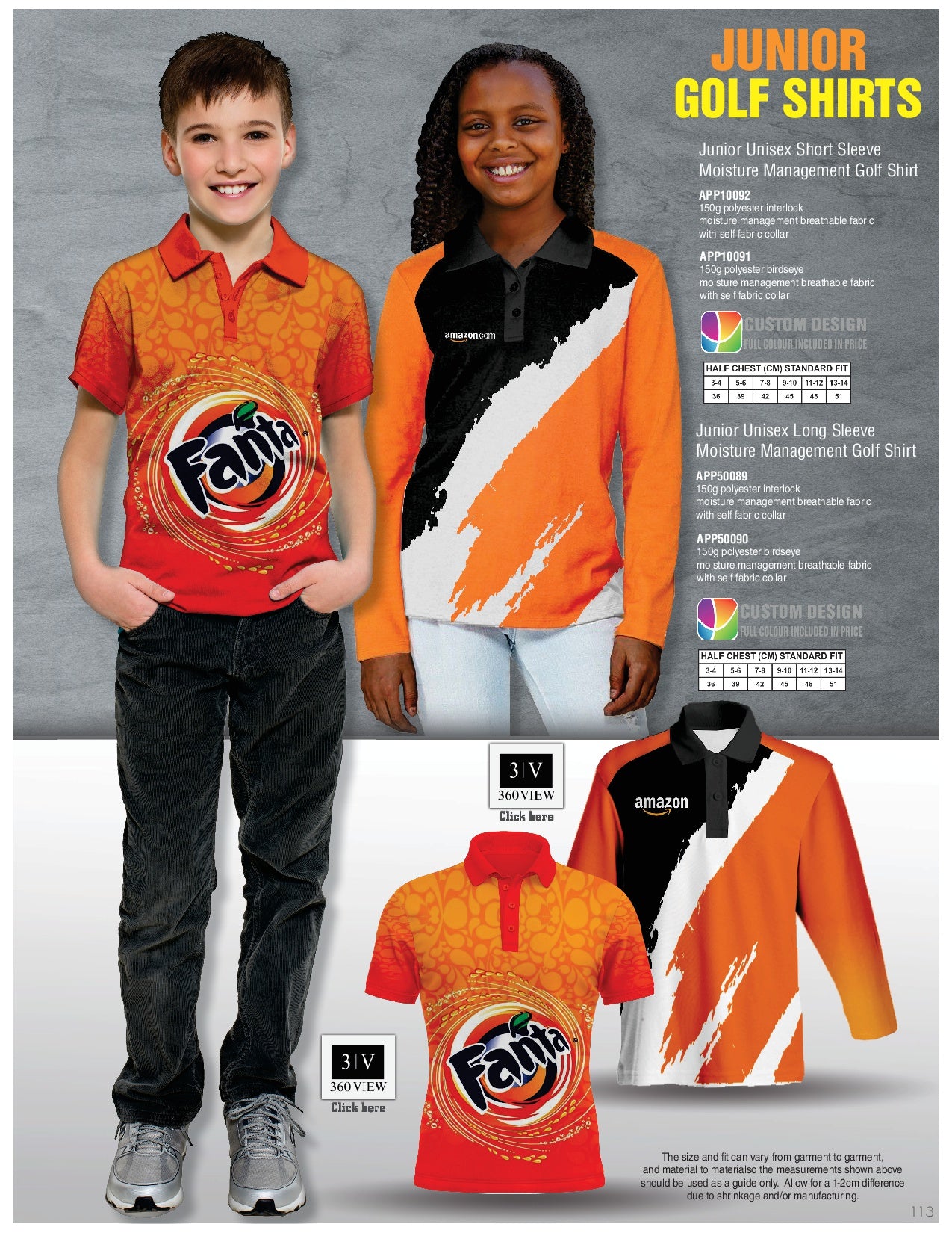 ATHLU Golfer Short Sleeve - Kids - Sublimated