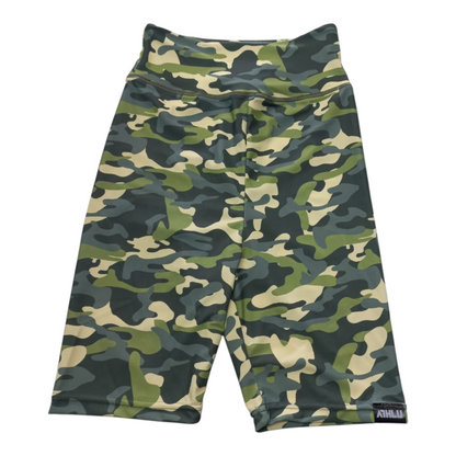 ATHLU Ladies Short Tights - GREENCAMO