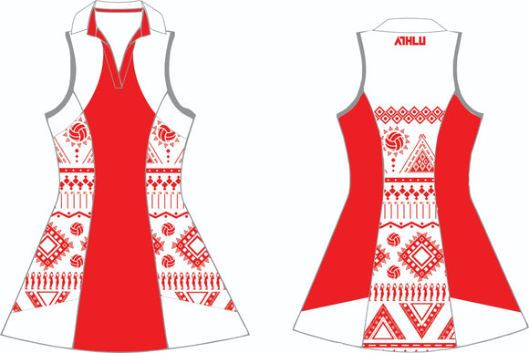 ATHLU Netball Dress - Umpires 2024 - Red