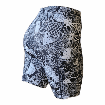 ATHLU Running Short Tights with Pocket - Pineapples
