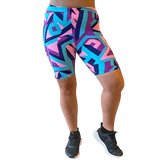 ATHLU Running Short Tights with Pocket - PinkGeo