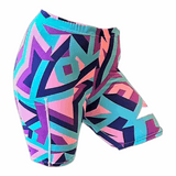 ATHLU Running Short Tights with Pocket - PinkGeo