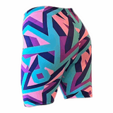 ATHLU Running Short Tights with Pocket - PinkGeo