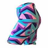 ATHLU Running Short Tights with Pocket - PinkGeo