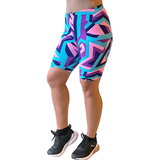 ATHLU Running Short Tights with Pocket - PinkGeo