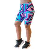 ATHLU Running Short Tights with Pocket - PinkGeo