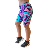 ATHLU Running Short Tights with Pocket - PinkGeo