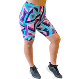 ATHLU Running Short Tights with Pocket - PinkGeo