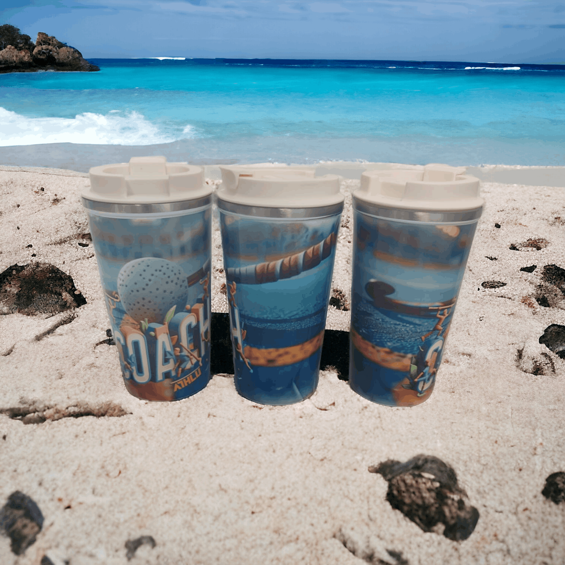 ATHLU Travel Mug 500ml - Hockey Coach