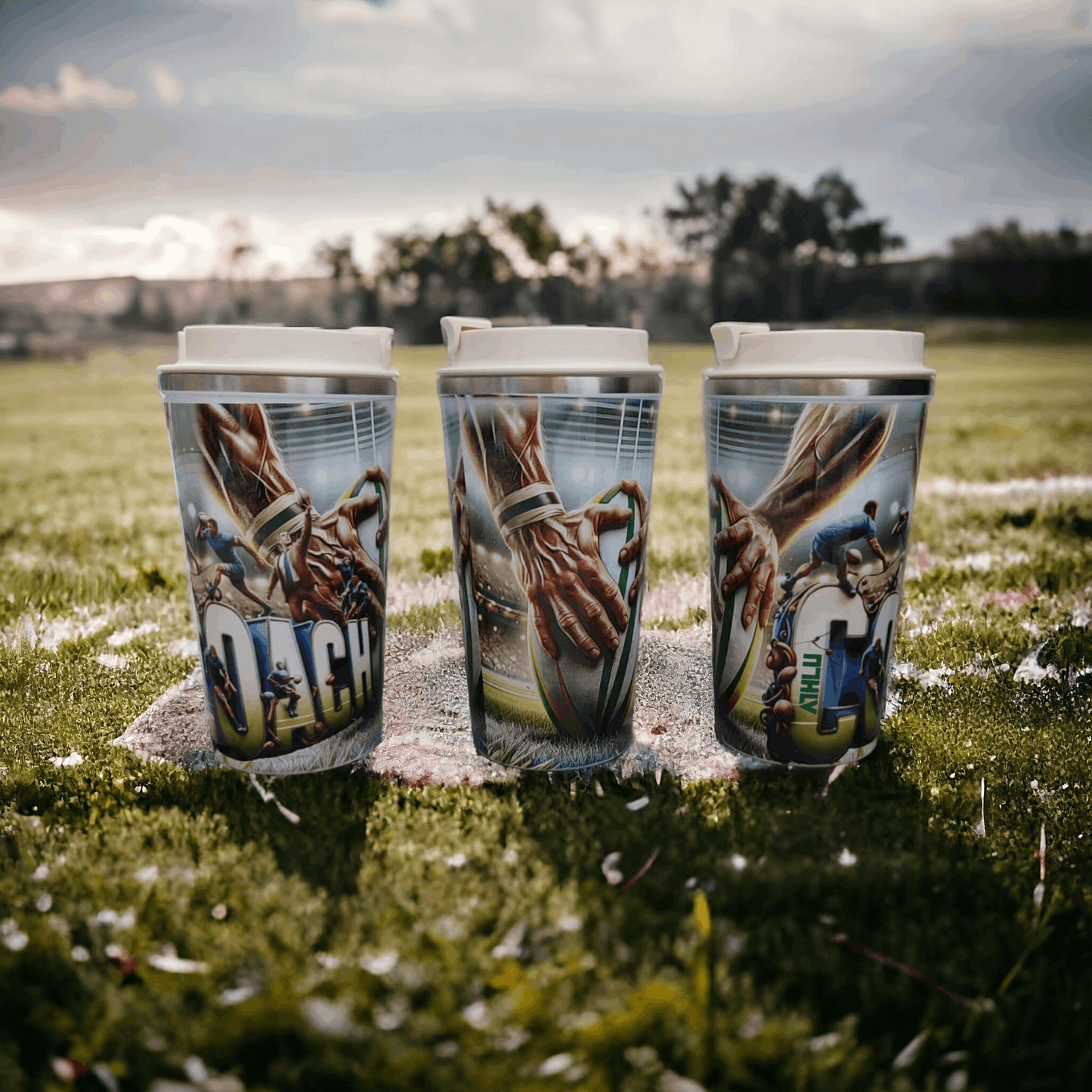 ATHLU Travel Mug 500ml - Rugby Coach