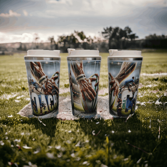 ATHLU Travel Mug 500ml - Rugby Coach