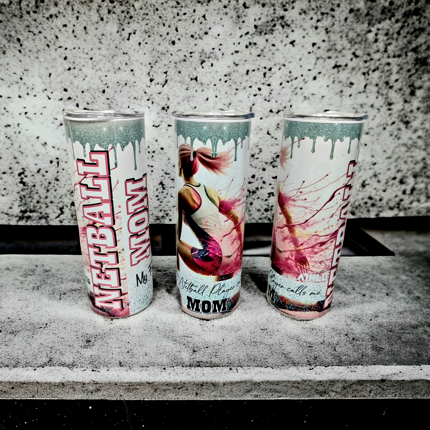 ATHLU Tumbler 580ml - Netball Mom