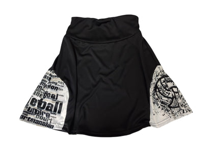 ATHLU Sports Skirt - Netball Black/Black