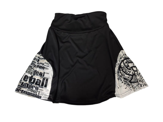 ATHLU Sports Skirt - Netball Black/Black