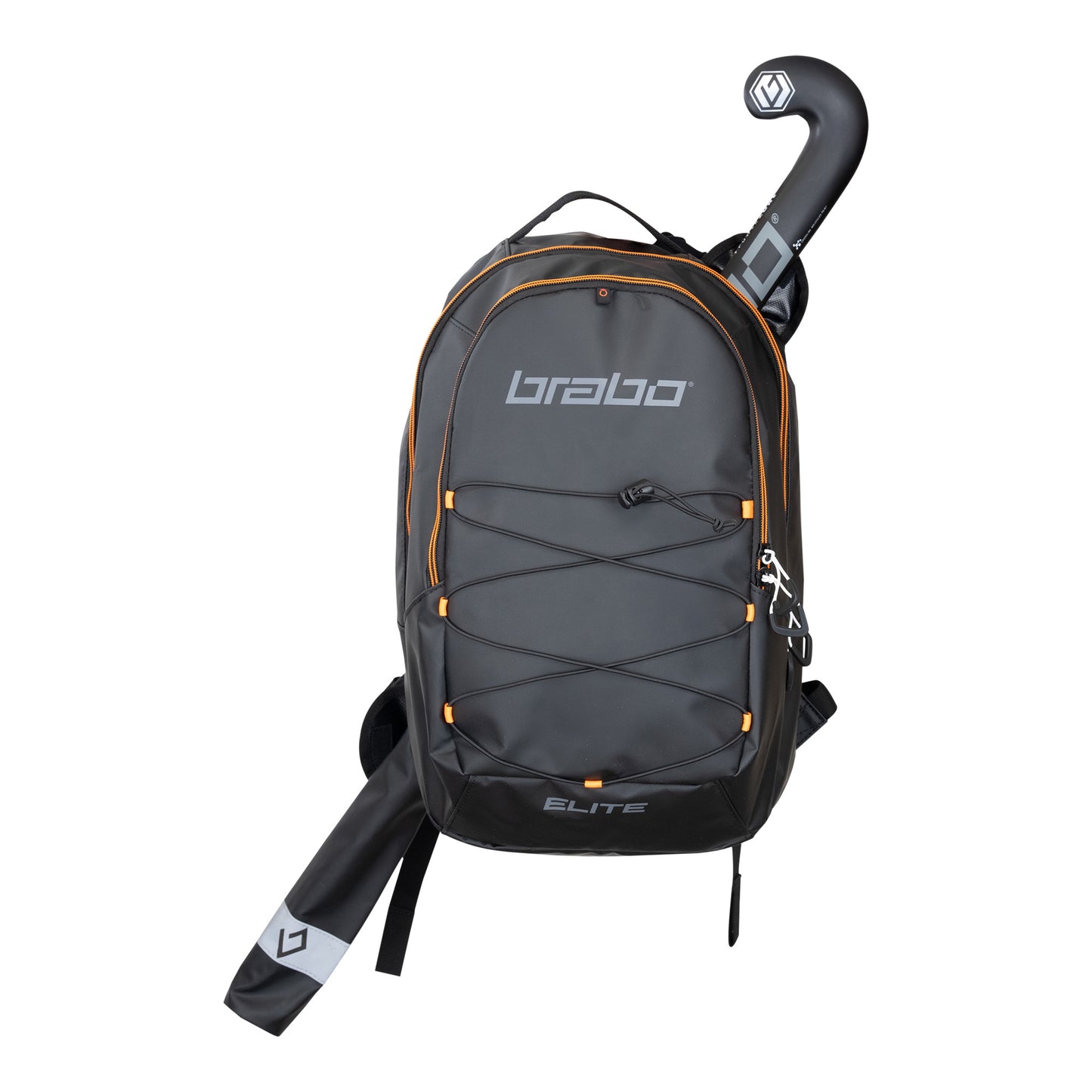 BRABO Hockey Backpack Elite - JNR - Black/Orange