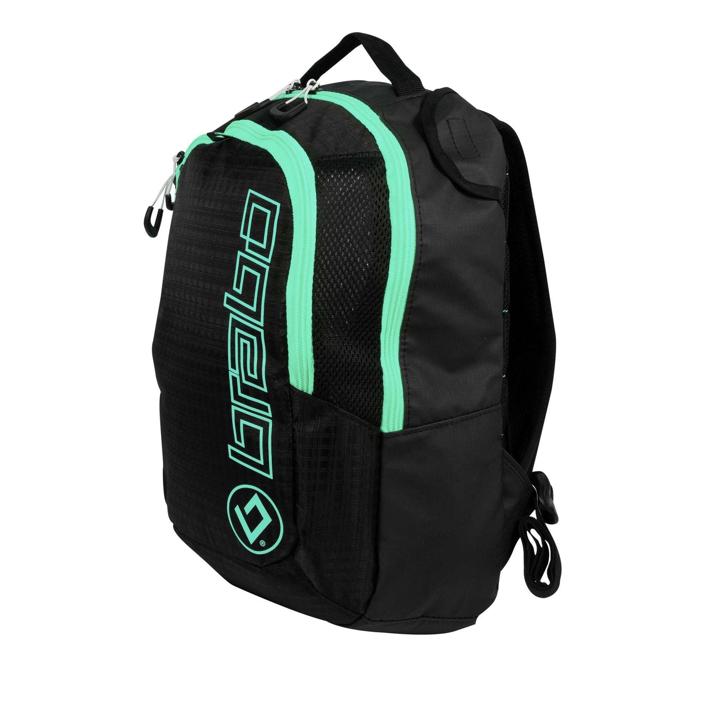 BRABO Hockey Backpack Traditional - JNR - Black/Mint