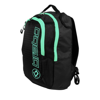 BRABO Hockey Backpack Traditional - JNR - Black/Mint