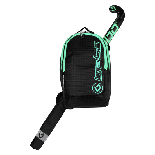 BRABO Hockey Backpack Traditional - JNR - Black/Mint