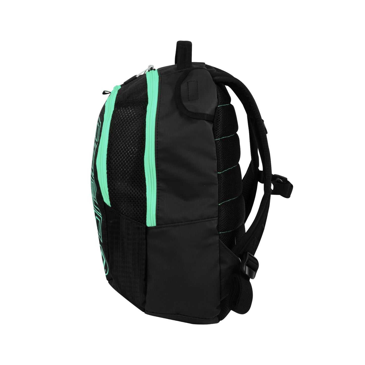 BRABO Hockey Backpack Traditional - JNR - Black/Mint