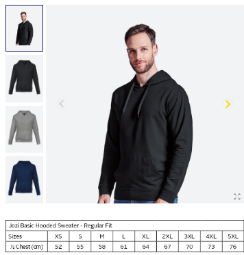 Basic Promo Hooded Sweater