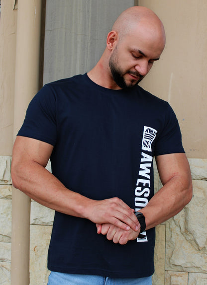 ATHLU Mens Basic T's - Just Be Awesome
