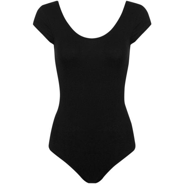 Leotard - Capsleeve - Black