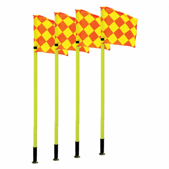 Corner Flags with Springs Set of 4 in Bag