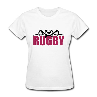 Printed T-Shirt with Quote - Rugby